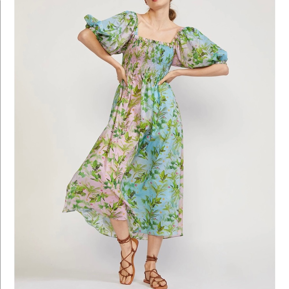 Cynthia Rowley ~ Alice Smocked Dress XS
